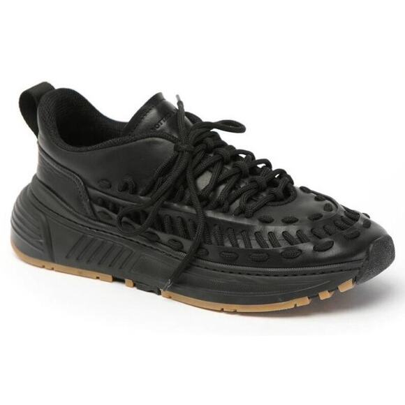 Bottega Veneta Mens Leather Black Sneakers 12.5 US (45.5 Euro) 578305 NIB $950 main image 7